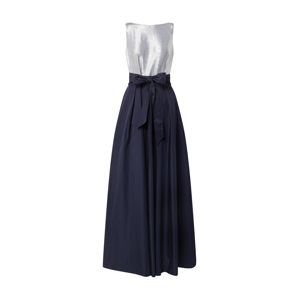 Lauren Ralph Lauren Společenské šaty  šedá / námořnická modř