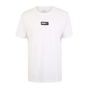 PUMA Funkční tričko 'Fusion Tee'  černá / bílá