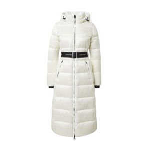 Calvin Klein Přechodný kabát  bílá / černá