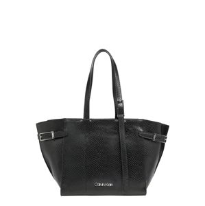Calvin Klein Nákupní taška 'WINGED MED SHOPPER'  černá
