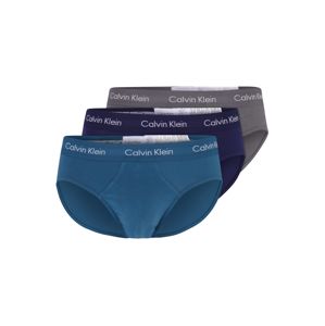 Calvin Klein Underwear Slipy  šedá / modrá / tyrkysová