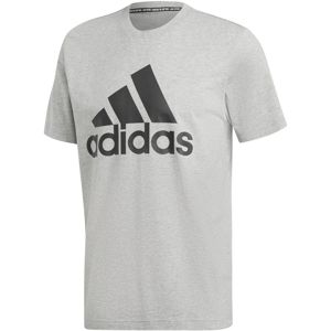 ADIDAS PERFORMANCE Shirt 'MH Bos'  šedý melír / černá