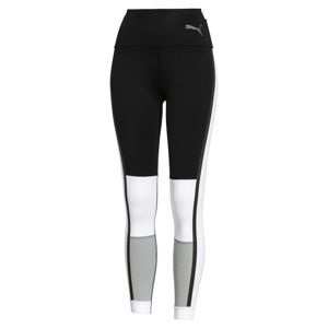PUMA Sportovní kalhoty  světle šedá / černá / bílá