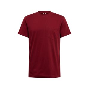 MELAWEAR Tričko 'LIEM'  červená / burgundská červeň