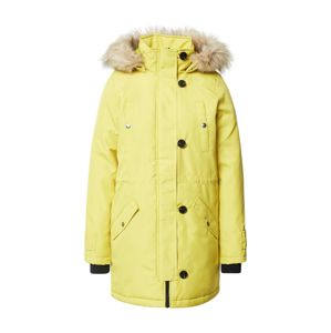 VERO MODA Zimní kabát 'Excursion Expedition'  světle zelená / svítivě žlutá