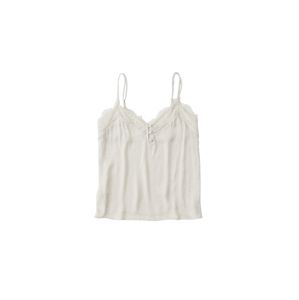 Abercrombie & Fitch Top 'XM19-SCANDY STREET LINGERIE CAMI 3CC'  offwhite