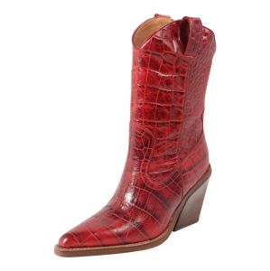 BRONX Kovbojské boty 'NEW-KOLE'  tmavě červená