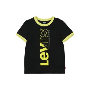 LEVI'S Tričko  černá / žlutá