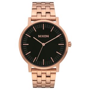 Nixon Analogové hodinky 'Porter'  bronzová / zlatá / černá