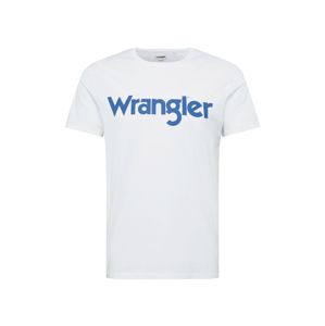 WRANGLER Tričko  bílá / modrá