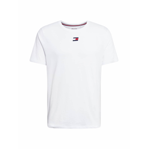Tommy Sport Funkční tričko  bílá / námořnická modř / červená