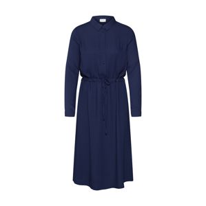 VILA Košilové šaty 'XA L/S SHIRT DRESS /KA'  námořnická modř