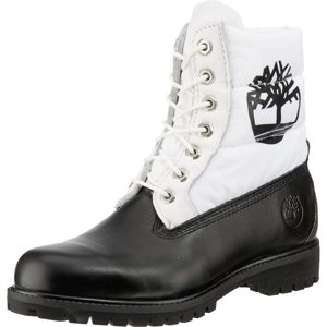 TIMBERLAND Šněrovací boty  černá / bílá