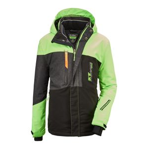 KILLTEC Sportovní bunda 'Glenshee'  svítivě zelená / černá / tmavě šedá