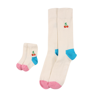 Happy Socks Ponožky 'Cherry'  pink / aqua modrá / bílá
