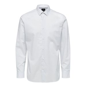 SELECTED HOMME Společenská košile 'SLHREGPEN-ALEX SHIRT LS B'  bílá