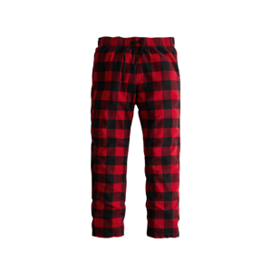 HOLLISTER Pyžamové kalhoty  červená / černá
