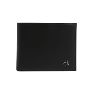 Calvin Klein Peněženka 'SMOOTH COIN PASS'  černá