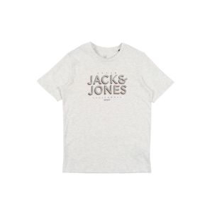 Jack & Jones Junior Tričko  bílý melír