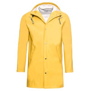KnowledgeCotton Apparel Přechodný kabát 'Long Rain Jacket'  žlutá