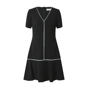 Calvin Klein Šaty  černá / bílá