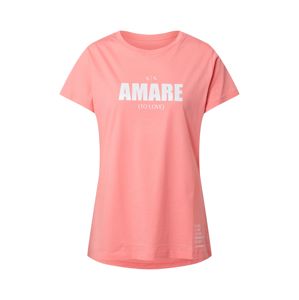 ARMANI EXCHANGE Tričko  bílá / růžová
