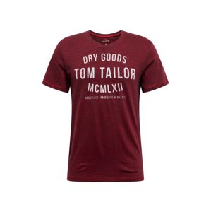 TOM TAILOR Tričko  červená