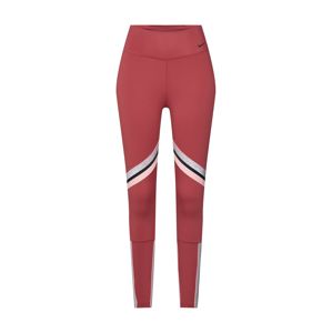 NIKE Sportovní kalhoty 'ONE'  černá / stříbrná / růžová / červená