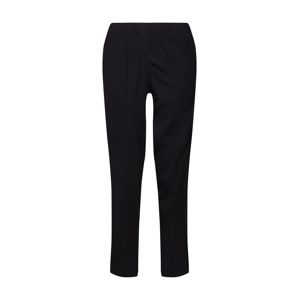 re.draft Kalhoty 'Pants with Velvetdetail'  černá