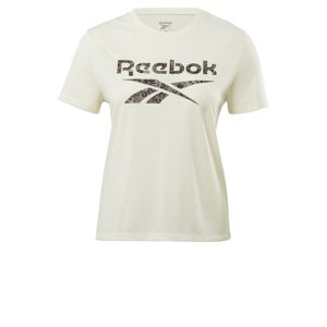 REEBOK Funkční tričko 'Safari'  bílá / šedá / černá