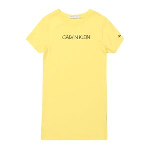 Calvin Klein Jeans Šaty  černá / žlutá