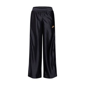 Nike Sportswear Kalhoty 'POPPER PANT'  černá / bílá
