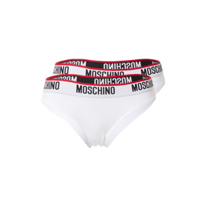 Moschino Underwear Kalhotky  bílá / černá / červená