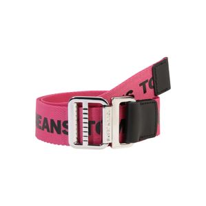 Tommy Jeans Opasek 'Webbing Belt 3.5'  černá / pink