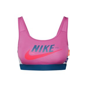 NIKE Sportovní podprsenka  pink / tmavě modrá