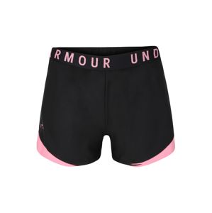 UNDER ARMOUR Sportovní kalhoty  černá / pink