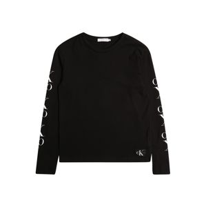 Calvin Klein Jeans Mikina 'MIRROR MONOGRAM'  černá