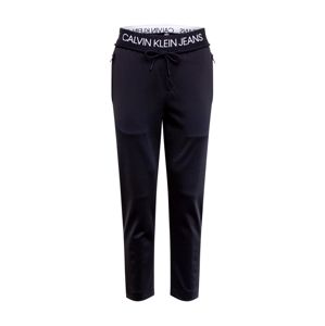 Calvin Klein Jeans Kalhoty 'MILANO'  bílá / černá