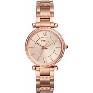 FOSSIL Analogové hodinky 'CARLIE, ES4301'  růžově zlatá / bílá