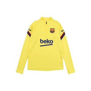 NIKE Sportovní mikina 'FC Barcelona'  světle žlutá / modrá / tmavě červená