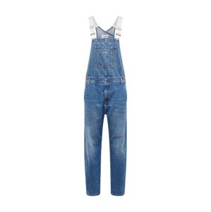 Calvin Klein Jeans Laclové kalhoty 'ICONIC DUNGAREE'  modrá džínovina