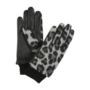 ONLY Prstové rukavice 'LENA'  černá / šedá