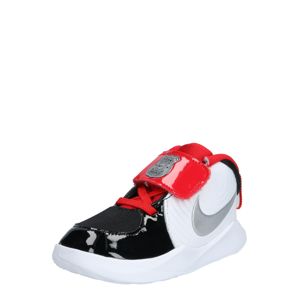 Nike Sportswear Tenisky 'Team Hustle D 9 Auto'  červená / černá / bílá