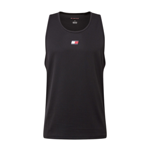 Tommy Sport Funkční tričko  černá / marine modrá / bílá / světle červená