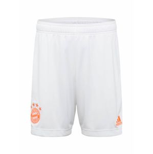 ADIDAS PERFORMANCE Sportovní kalhoty  oranžová / bílá