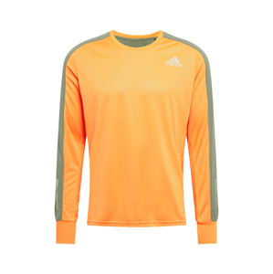 ADIDAS PERFORMANCE Funkční tričko  oranžová / šedá / bílá