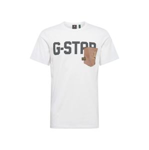 G-Star RAW Tričko  bílá