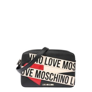 Love Moschino Taška přes rameno 'Borsa'  červená / tělová / černý melír