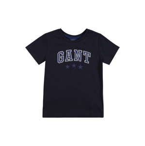 GANT Tričko  námořnická modř / bílá
