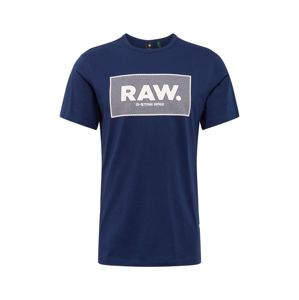 G-Star RAW Tričko 'Boxed'  tmavě modrá